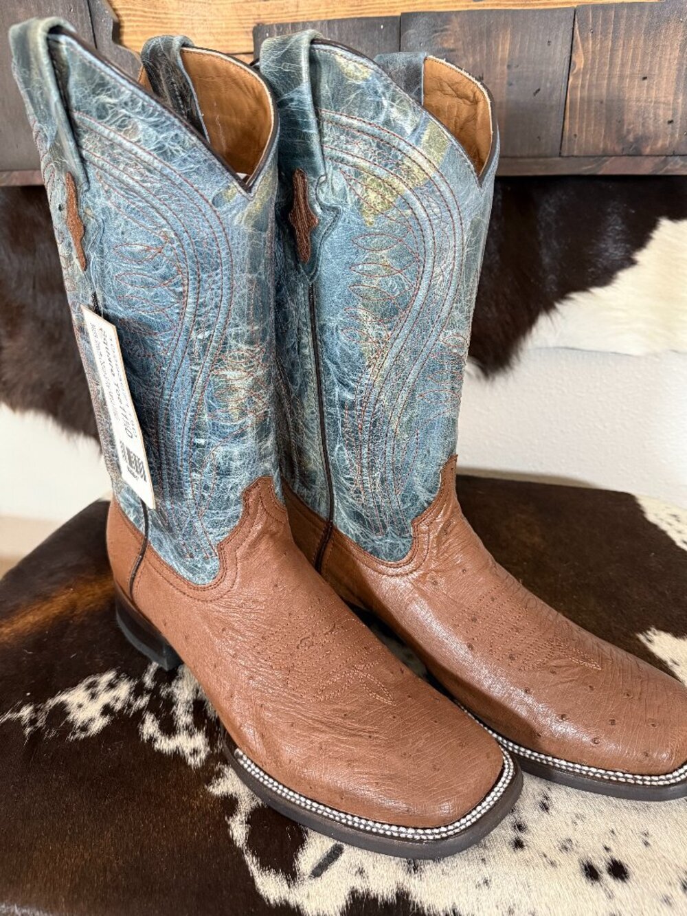 Ferrini - Genuine Smooth Ostrich - M11.5 ($300 MSRP)